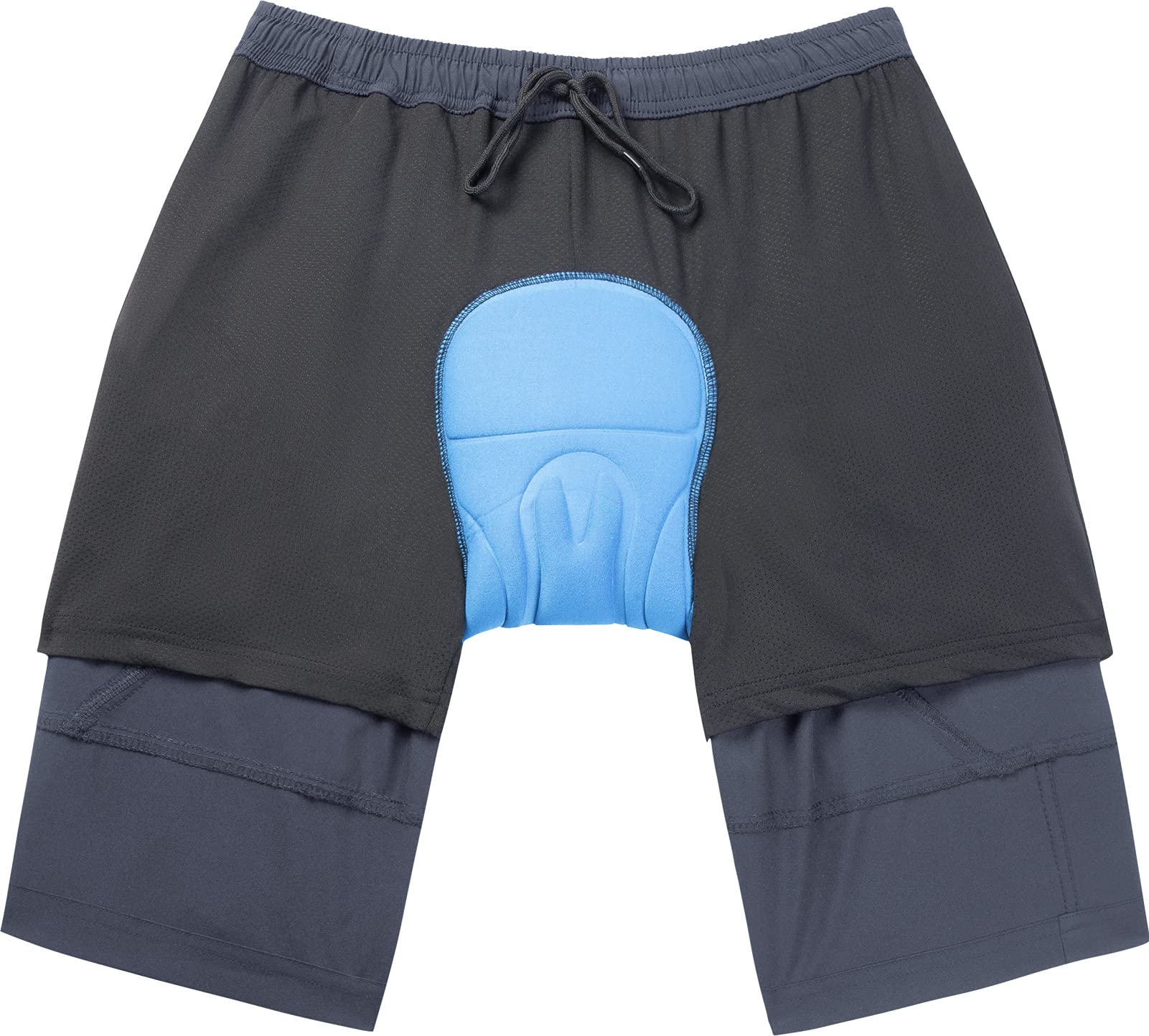 Ksmien Men's Mountain Bike Shorts 3D Padded MTB Bicycle Cycling Shorts Lightweight Loose-Fit - Image 3